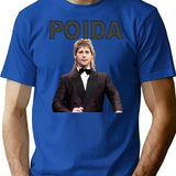 Poida T-Shirt for Men & Women, T-Shirts Graphic Tee - Blue