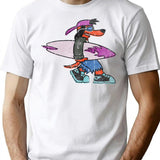 Poochie T-Shirt for Men & Women, T-Shirts Graphic Tee - White