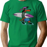 Poochie T-Shirt for Men & Women, T-Shirts Graphic Tee - Green