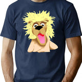 Pookie The Lion T-Shirt for Men & Women, T-Shirts Graphic Tee - Navy