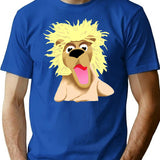 Pookie The Lion T-Shirt for Men & Women, T-Shirts Graphic Tee - Blue