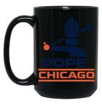 Pope Chicago Pope Robert Prevost Religious Pope Jesus Christian White Sox Black Coffee Mug