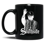 Pope Leo South Side Of Chicago Black Coffee Mug