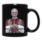 Pope Leo Xiv 2025 Black Coffee Mug - Black