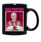 Pope Leo Xiv Daa Prayers Black Coffee Mug - Black
