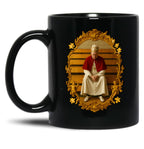 Pope Leo Xiv Fan Art Merch (2) Black Coffee Mug