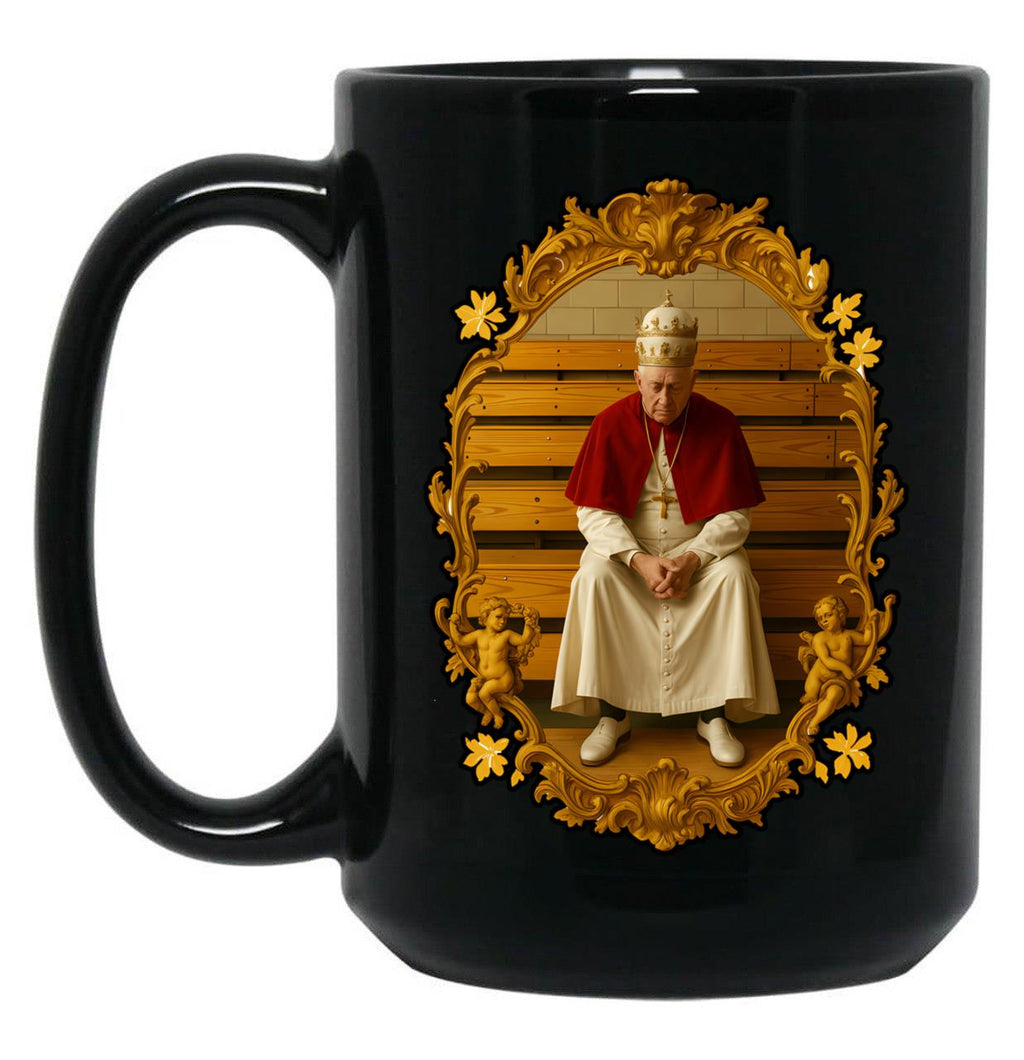 Pope Leo Xiv Fan Art Merch (2) Black Coffee Mug