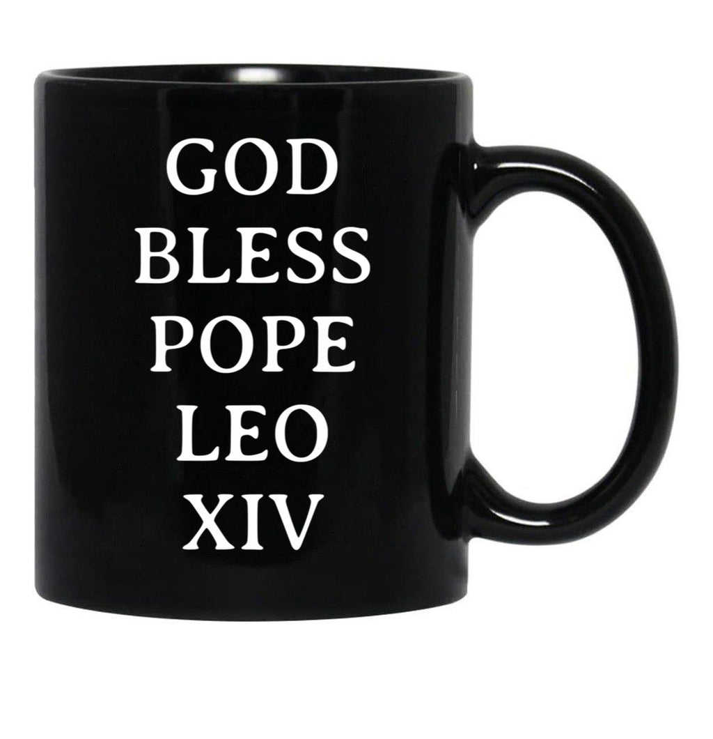 Pope Leo Xiv (2) Black Coffee Mug - Black