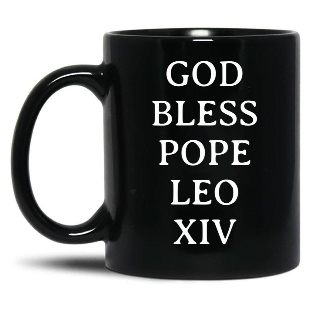 Pope Leo Xiv (2) Black Coffee Mug