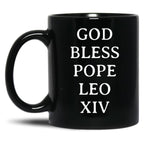 Pope Leo Xiv (2) Black Coffee Mug