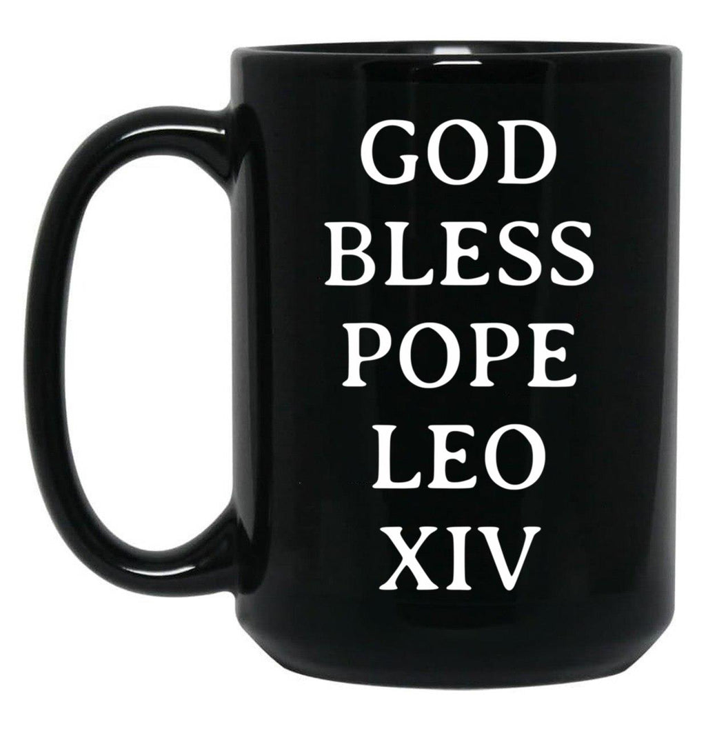 Pope Leo Xiv (2) Black Coffee Mug