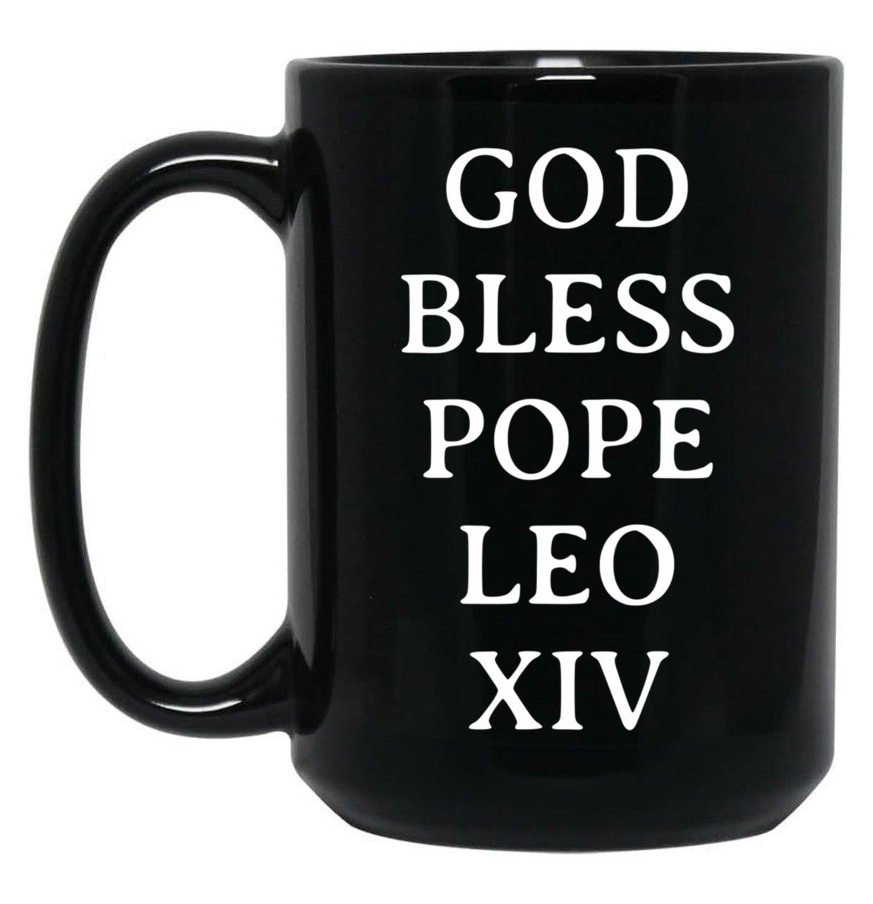 Pope Leo Xiv (2) Black Coffee Mug