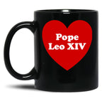 Pope Leo Xiv (3) Black Coffee Mug