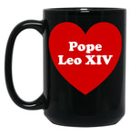 Pope Leo Xiv (3) Black Coffee Mug