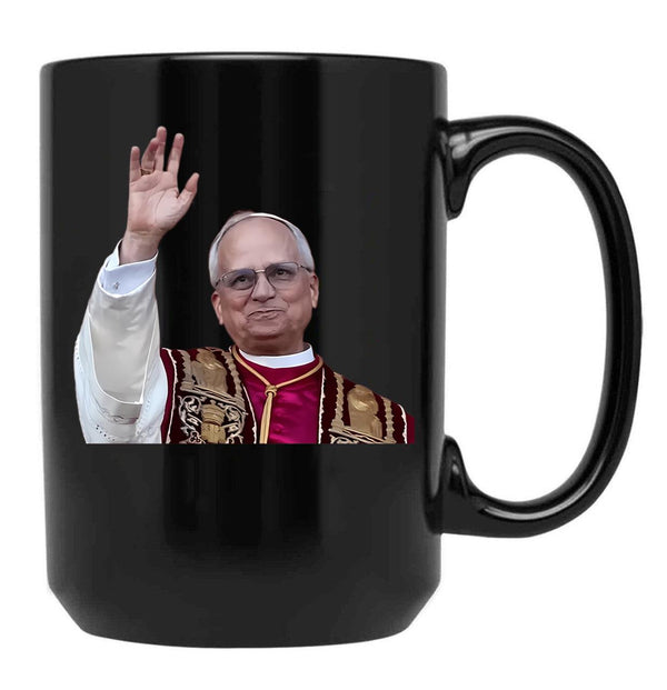 Pope Leo Xiv (6) Black Coffee Mug - Black