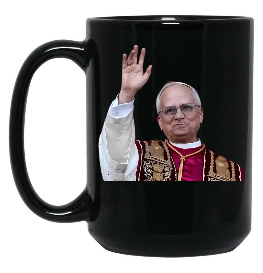 Pope Leo Xiv (6) Black Coffee Mug