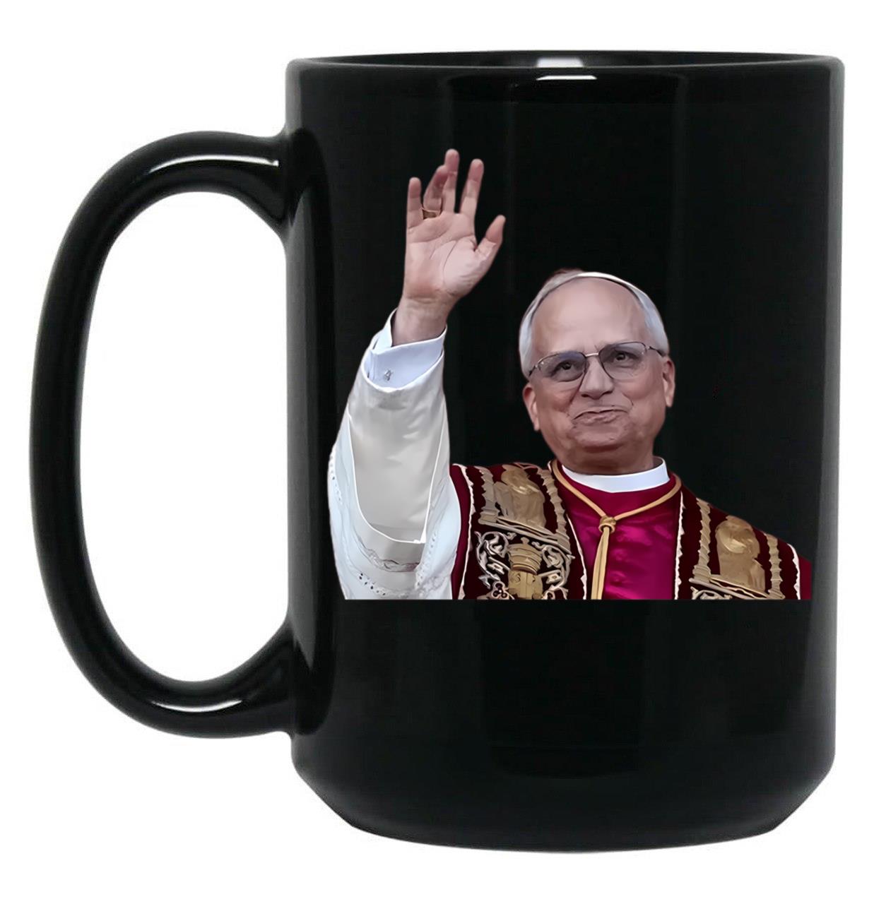 Pope Leo Xiv (6) Black Coffee Mug