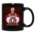 Pope Leo Xiv (7) Black Coffee Mug - Black