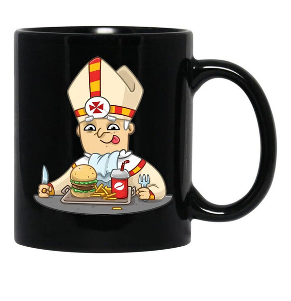 Pope Leo Xiv Black Coffee Mug - Black
