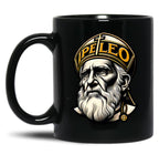 Pope Leo (1) Black Coffee Mug