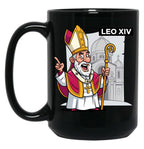 Pope Leo (2) Black Coffee Mug