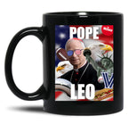 Pope Leo (3) Black Coffee Mug
