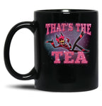 Popomu Alastor - That's The Tea - Hazbin Hotel Essential Black Coffee Mug, Gift Coffee Mug