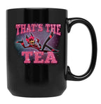 Popomu Alastor - That's The Tea - Hazbin Hotel Essential Black Coffee Mug, Gift Coffee Mug