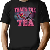 Popomu Alastor - That's The Tea - Hazbin Hotel Essential Premium Heavyweight Cotton T-Shirt - Black