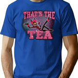Popomu Alastor - That's The Tea - Hazbin Hotel Essential Premium Heavyweight Cotton T-Shirt - Blue