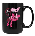 Popomu Angel Dust and Fat Nugget Valentines Night - Hazbin Hotel Essential Black Coffee Mug, Gift Coffee Mug