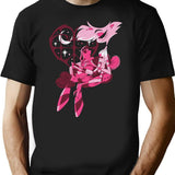 Popomu Angel Dust and Fat Nugget Valentines Night - Hazbin Hotel Essential Premium Heavyweight Cotton T-Shirt - Black