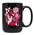Popomu Blitzo x Stolas Helluva Boss Essential Black Coffee Mug, Gift Coffee Mug
