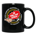 Pork Chop Express San Francisco Black Coffee Mug, Gift Coffee Mug - Black