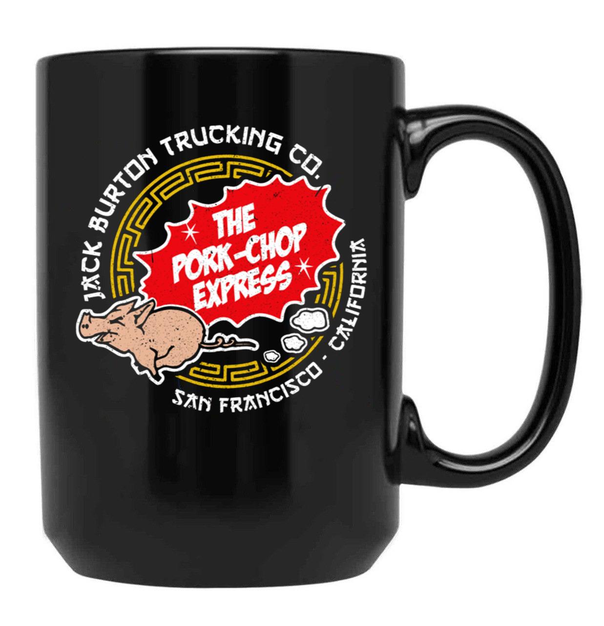 Pork Chop Express San Francisco Black Coffee Mug, Gift Coffee Mug