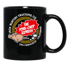 Pork Chop Express San Francisco Black Coffee Mug, Gift Coffee Mug - Black