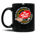 Pork Chop Express San Francisco Black Coffee Mug, Gift Coffee Mug