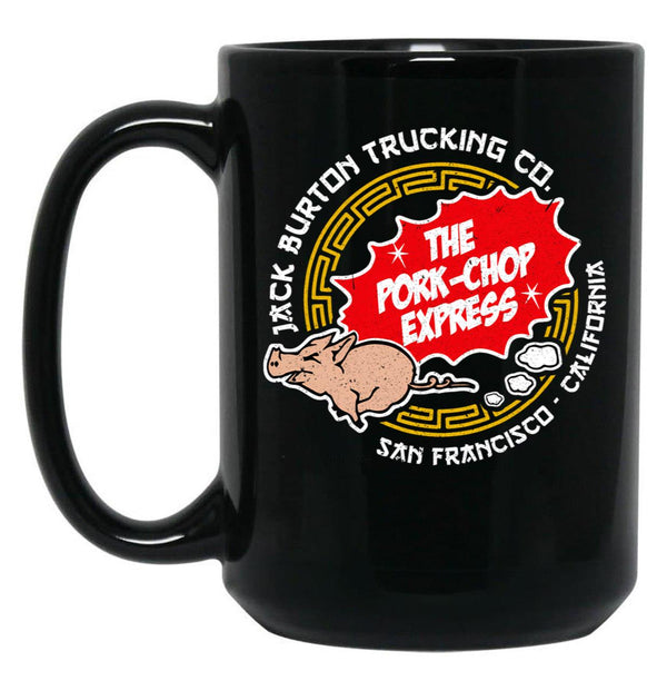 Pork Chop Express San Francisco Black Coffee Mug, Gift Coffee Mug - Black
