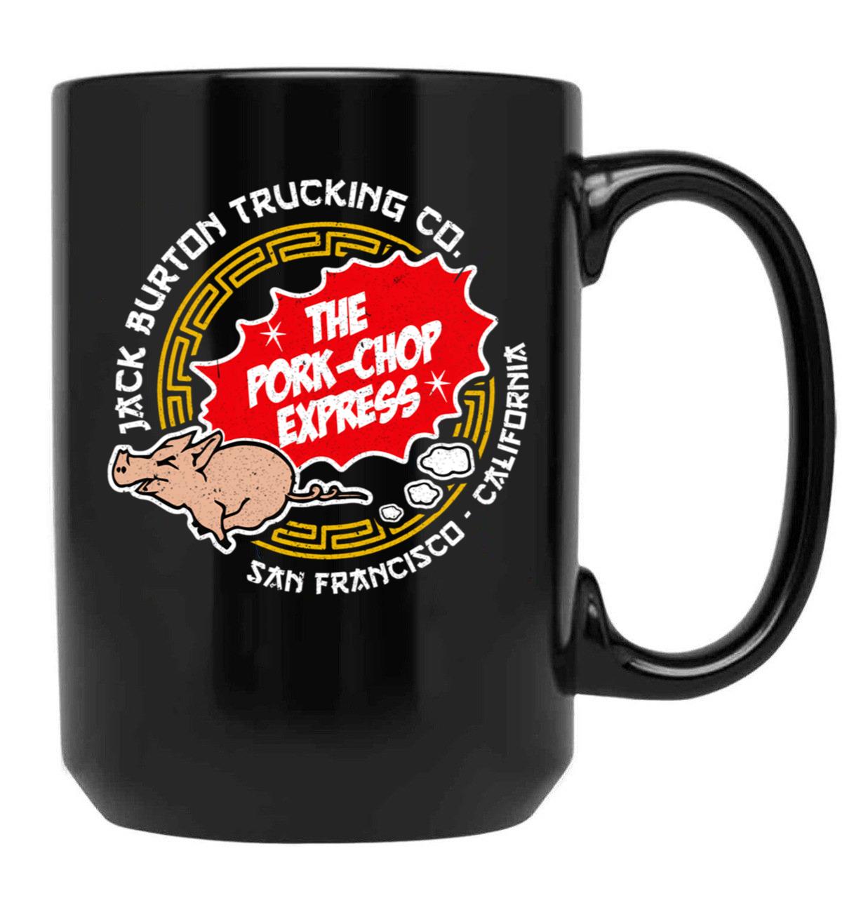 Pork Chop Express San Francisco Black Coffee Mug, Gift Coffee Mug