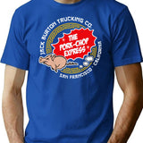 Pork Chop Express San Francisco Premium Heavyweight Cotton T-Shirt - Blue
