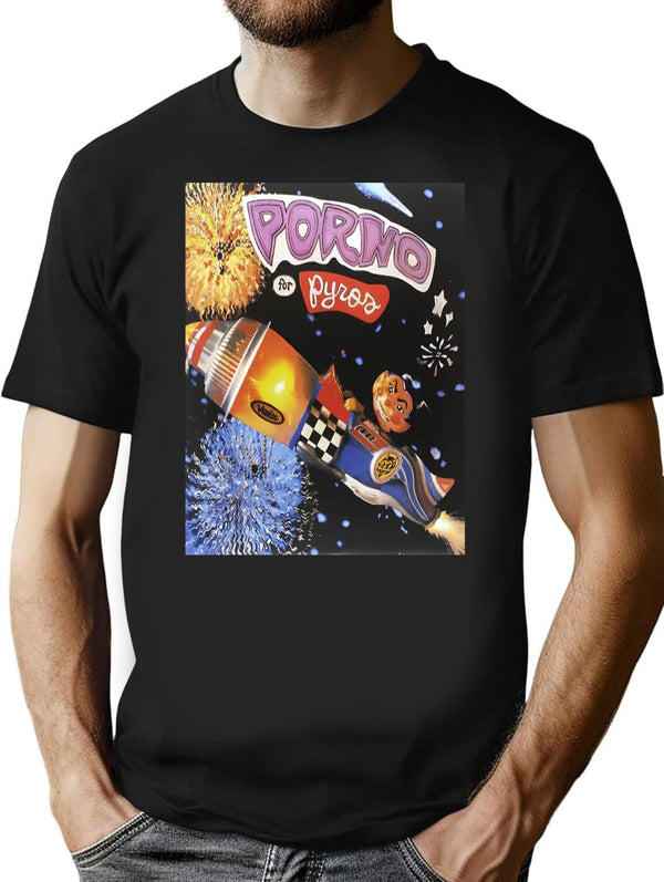 Porno For Pyros Picture Upgrade T-Shirt for Men & Women, T-Shirts Graphic Tee - Black