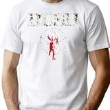 Power Trio Combination Band Red Black Logo Retro T-Shirt for Men & Women, T-Shirts Graphic Tee - White
