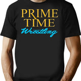 Prime Time Wrestling T-Shirt for Men & Women, T-Shirts Graphic Tee - Black