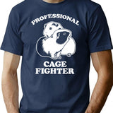 Professional Cage Fighter T-Shirt for Men & Women, T-Shirts Graphic Tee - Navy