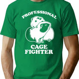 Professional Cage Fighter T-Shirt for Men & Women, T-Shirts Graphic Tee - Green