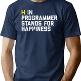 Programmer Humor Vintage Funny Programming Product T-Shirt for Men & Women, T-Shirts Graphic Tee - Navy