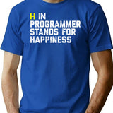 Programmer Humor Vintage Funny Programming Product T-Shirt for Men & Women, T-Shirts Graphic Tee - Blue