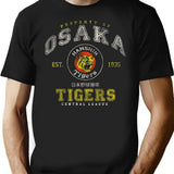 Property of Osaka Tigers Worn Premium Heavyweight Cotton T-Shirt - Black