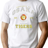 Property of Osaka Tigers Worn Premium Heavyweight Cotton T-Shirt - White