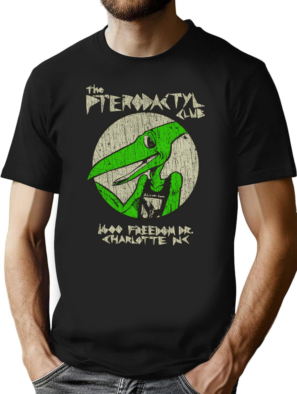 Pterodactyl Club 1987 Premium Heavyweight Cotton T-Shirt - Black